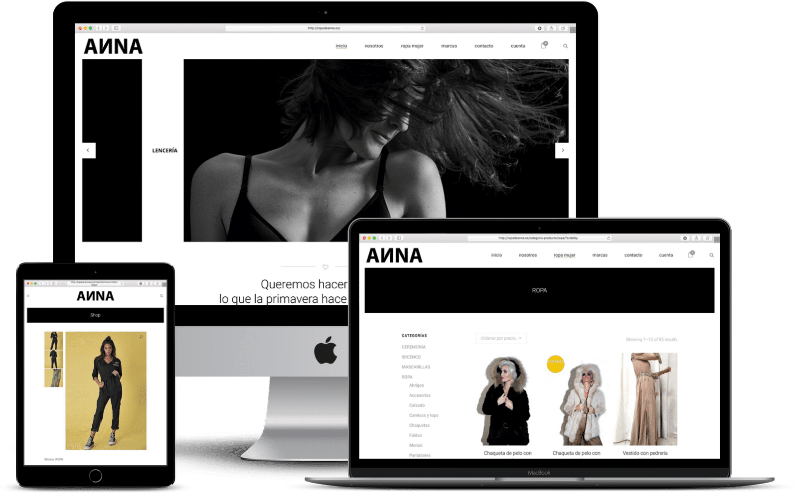 inova3 portfolio web ropa de anna 1 - inova3 - Marketing digital desde ourense